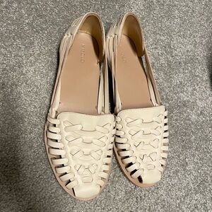 Nisolo Women’s Huarache Leather Bone Sandals Size 8